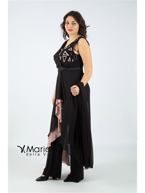 con triangoli laser PAOLA FORTI | PF104/22NERO/ROSA